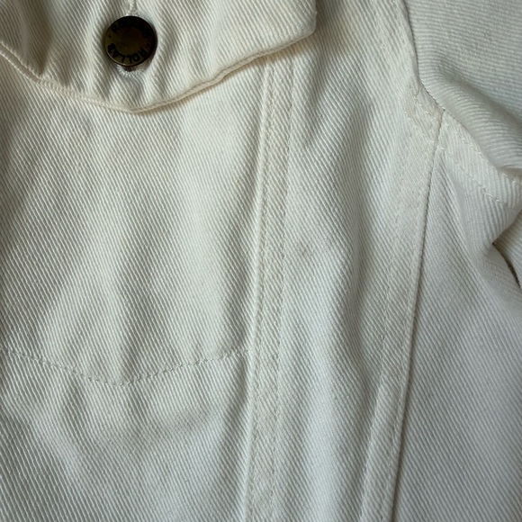 ROLLAS - White Denim Jacket - Women - Picture 4 of 5